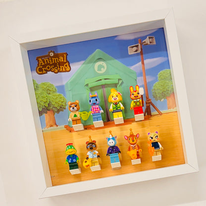 Display Frame Case For Lego Animal Crossing Minifigures 27CM