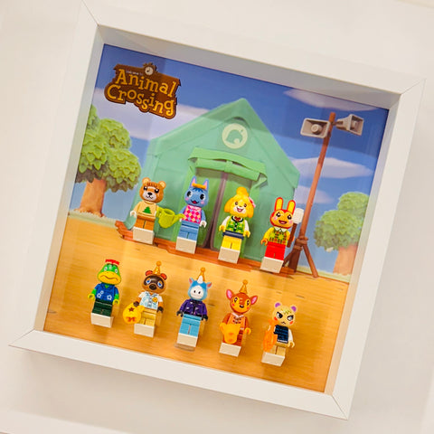 Display Frame Case For Lego Animal Crossing Minifigures 27CM
