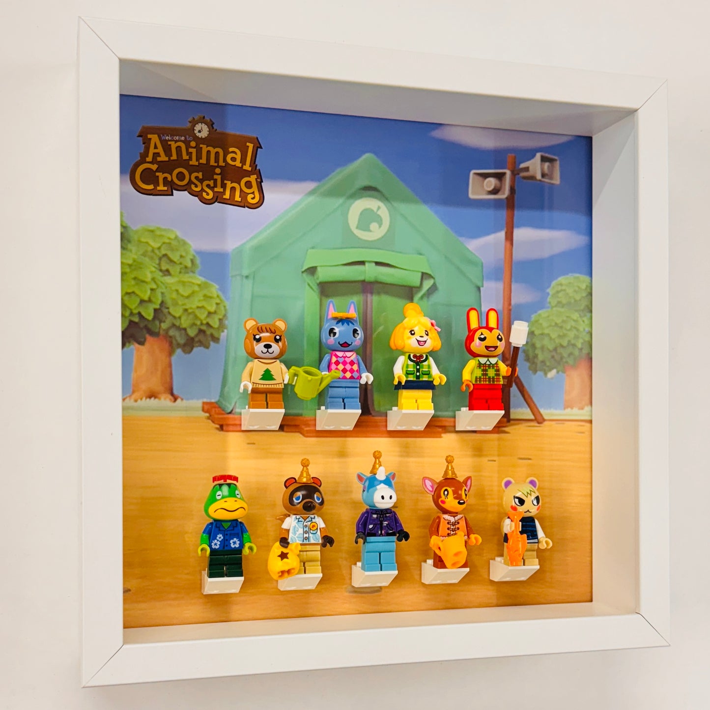 Display Frame Case For Lego Animal Crossing Minifigures 27CM