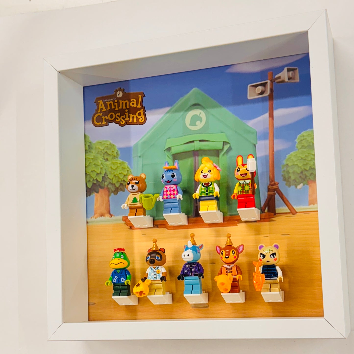 Display Frame Case For Lego Animal Crossing Minifigures 27CM