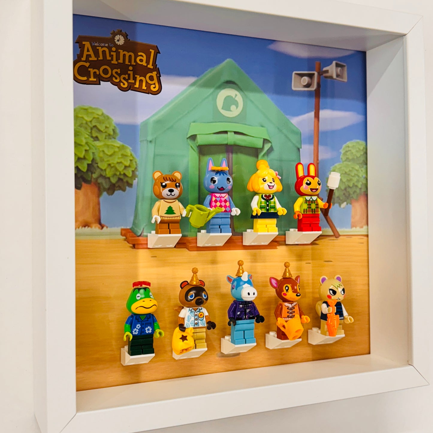 Display Frame Case For Lego Animal Crossing Minifigures 27CM