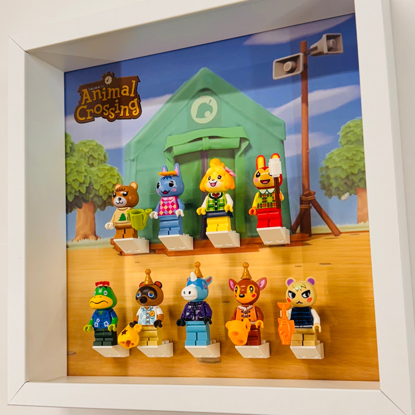 Display Frame Case For Lego Animal Crossing Minifigures 27CM