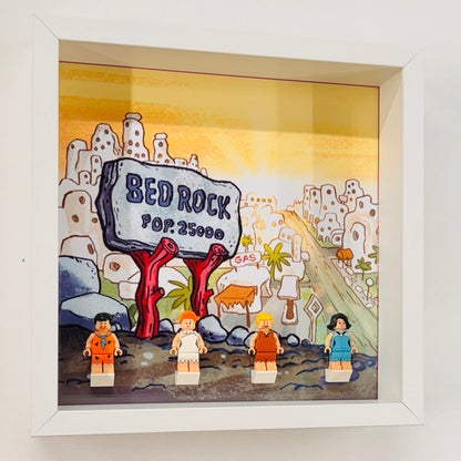 Display Frame Case For Lego Flintstones Minifigures 27CM 21316