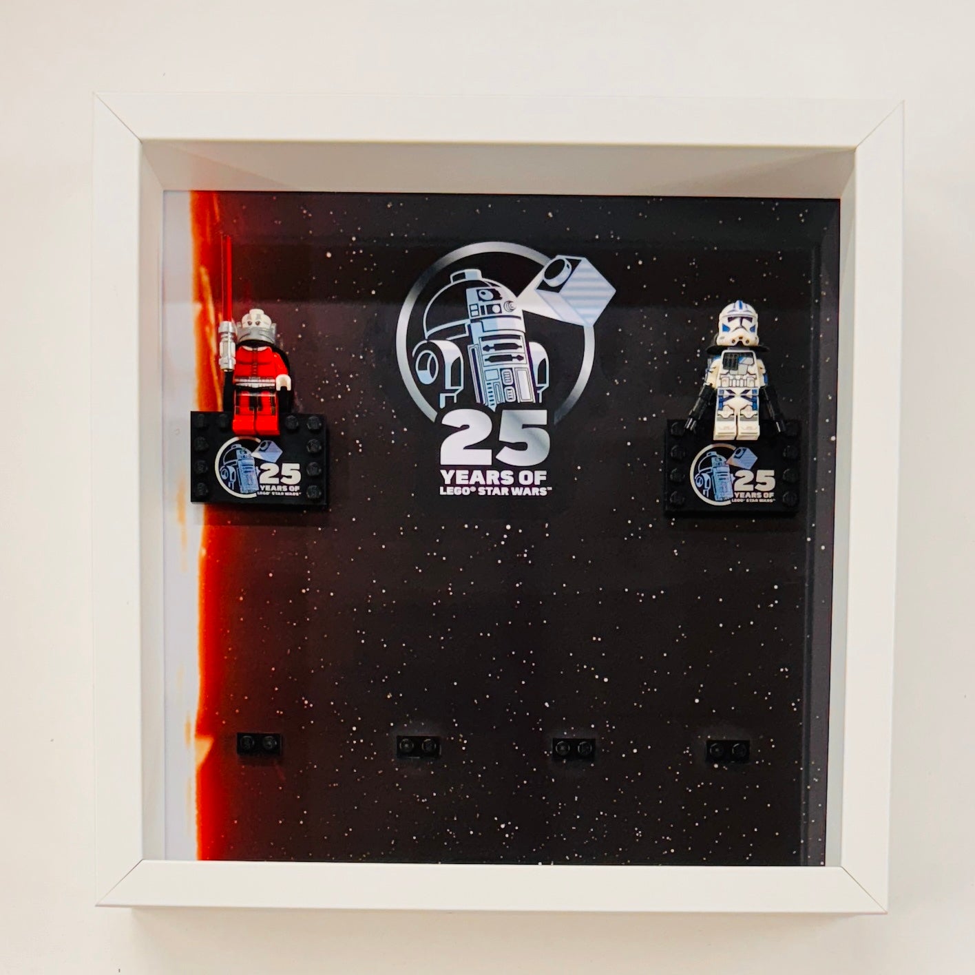 Display Frame Case For Lego Star Wars 25th Anniversary Minifigures 27CM