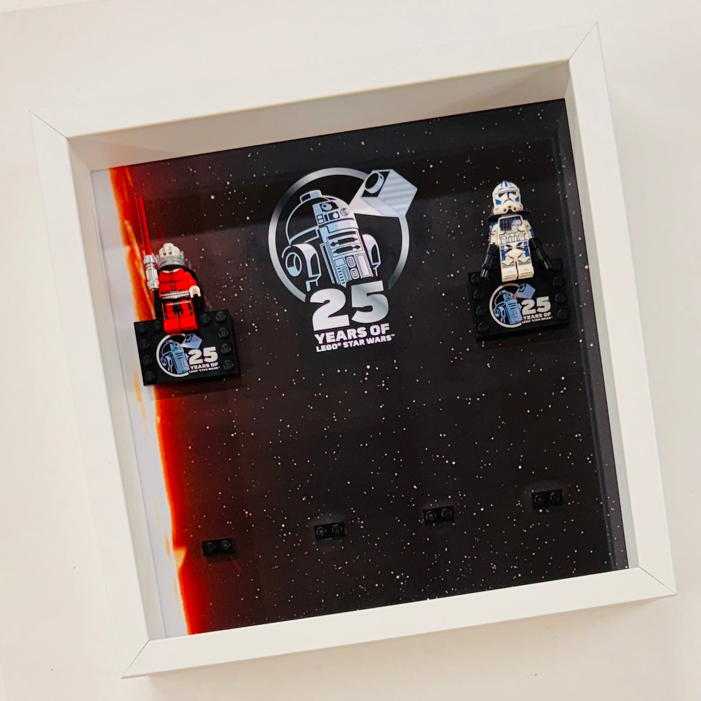 Display Frame Case For Lego Star Wars 25th Anniversary Minifigures 27CM