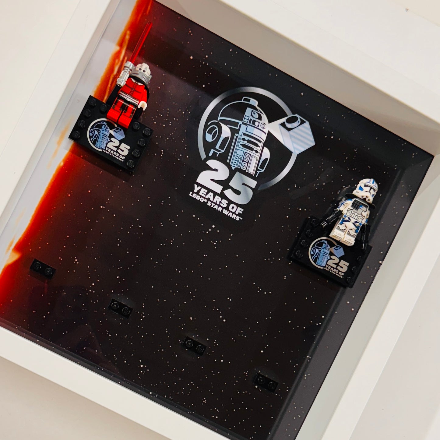 Display Frame Case For Lego Star Wars 25th Anniversary Minifigures 27CM