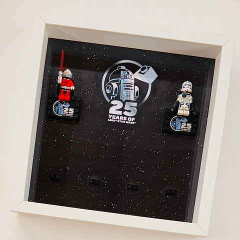 Display case Frame For Lego Star Wars 25th Anniversary Minifigures 27CM