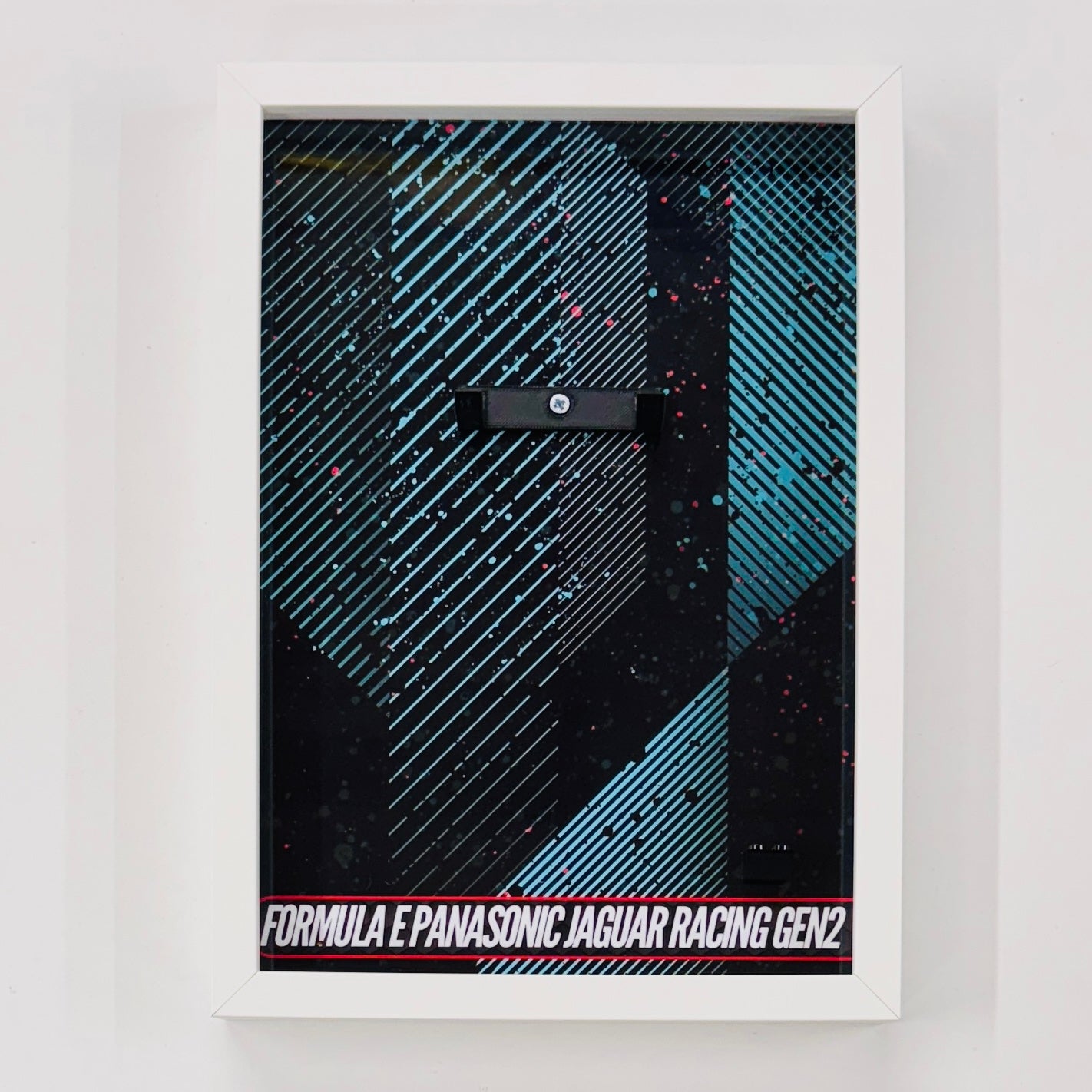 Display Wall Mount Frame for Lego ® Speed Champions Formula E Panasonic Jaguar Racing gen2