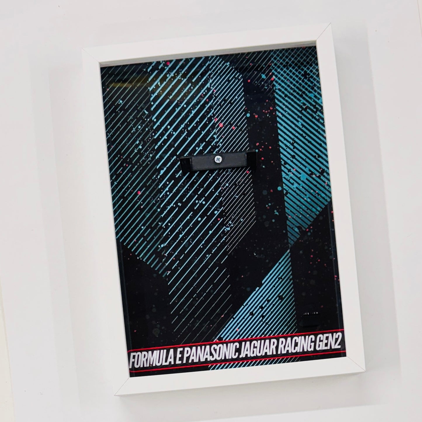 Display Wall Mount Frame for Lego ® Speed Champions Formula E Panasonic Jaguar Racing gen2