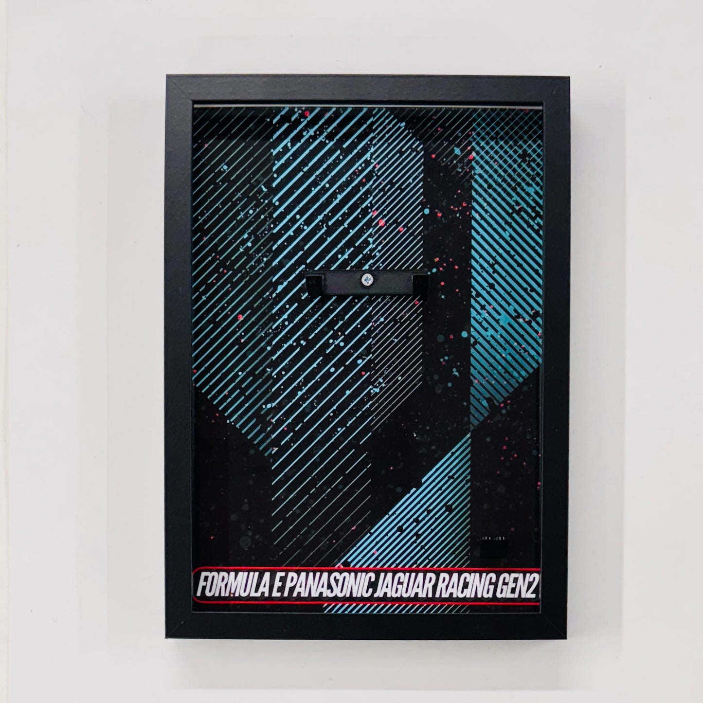 Display Wall Mount Frame for Lego ® Speed Champions Formula E Panasonic Jaguar Racing gen2