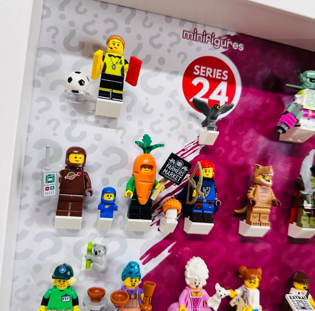 Minifigure display for Lego 71037 series 24 minifigures 