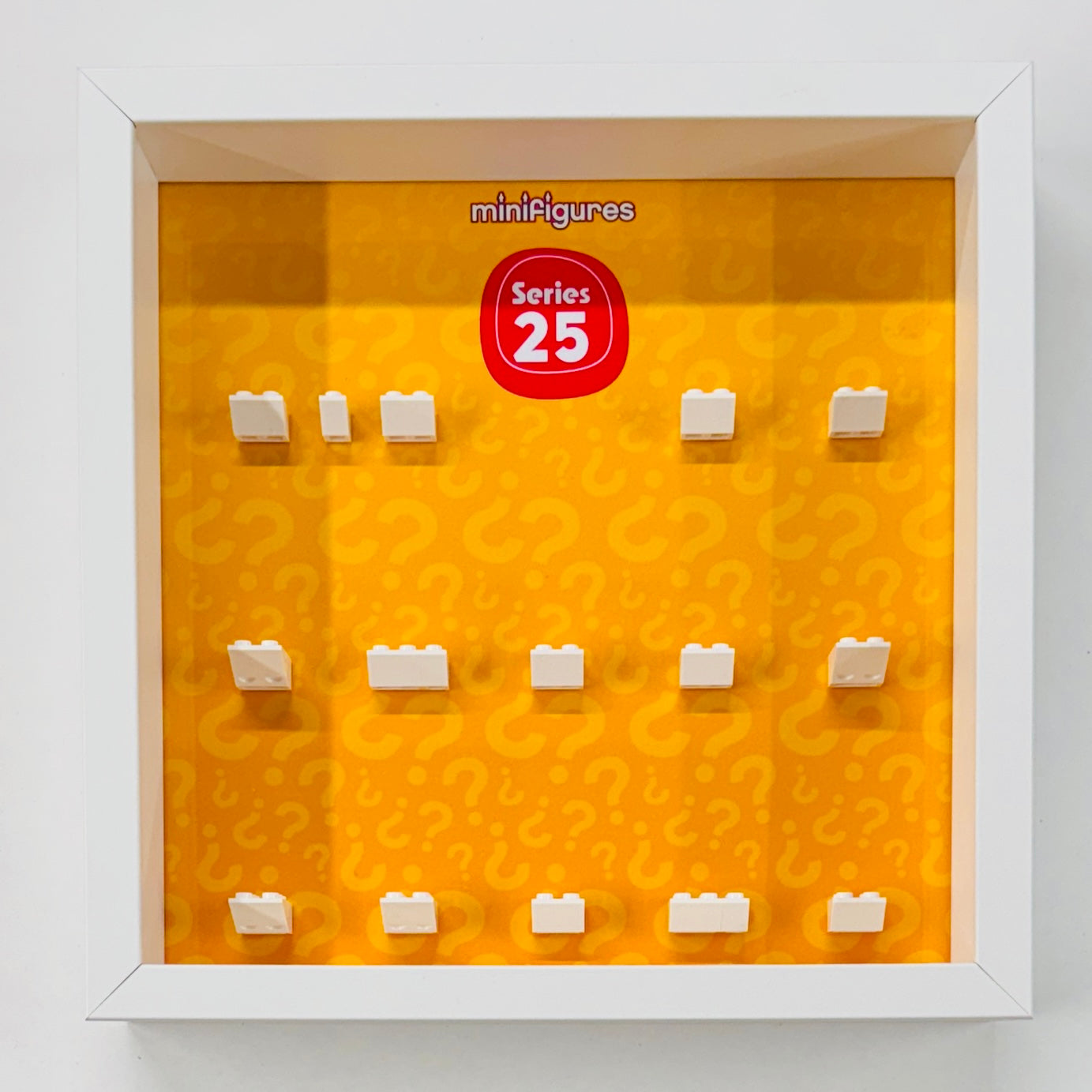 Display frame for lego series 25 71045 minifigures 