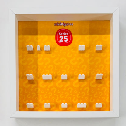Display frame for lego series 25 71045 minifigures 