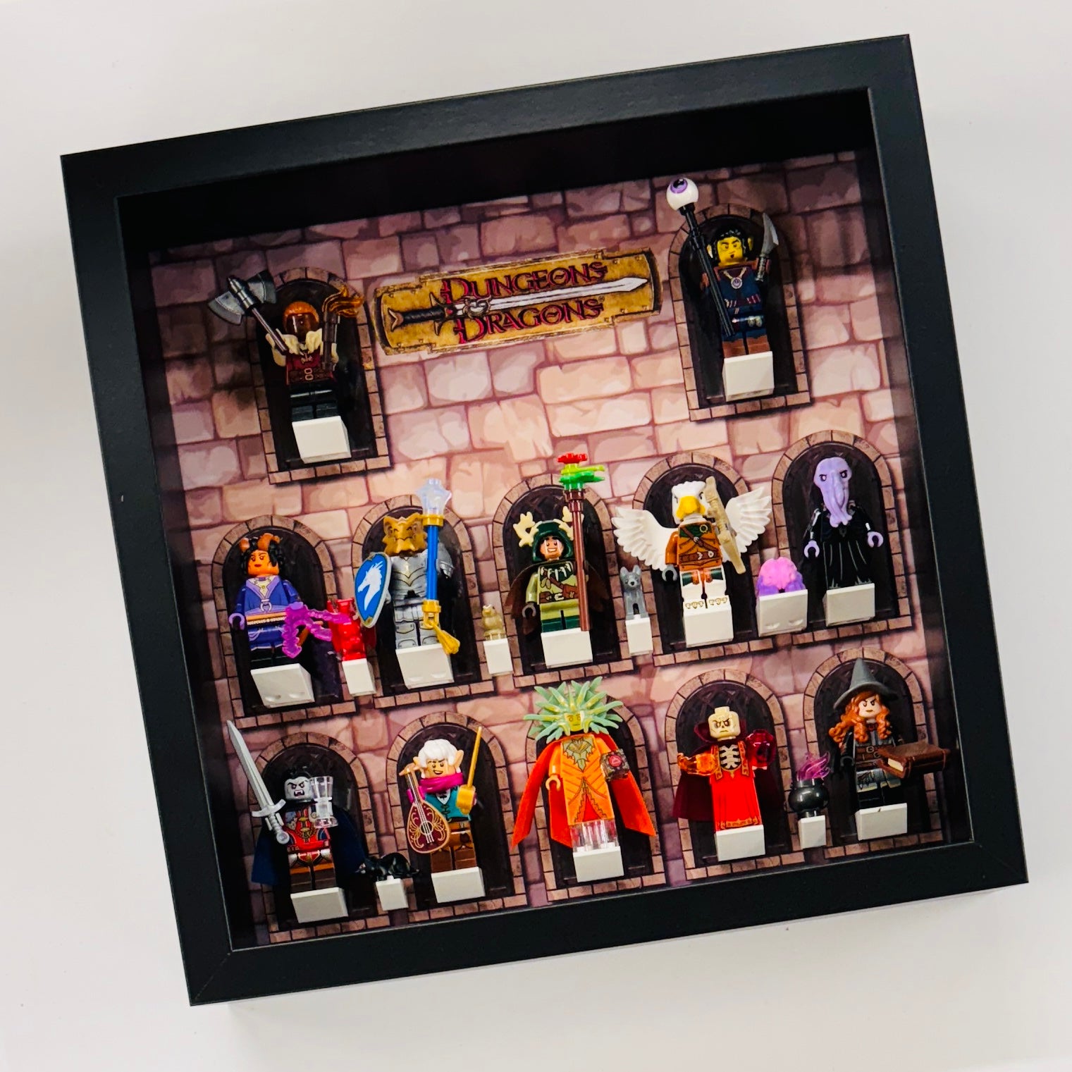 display case for lego dungeon dragons minifgures 