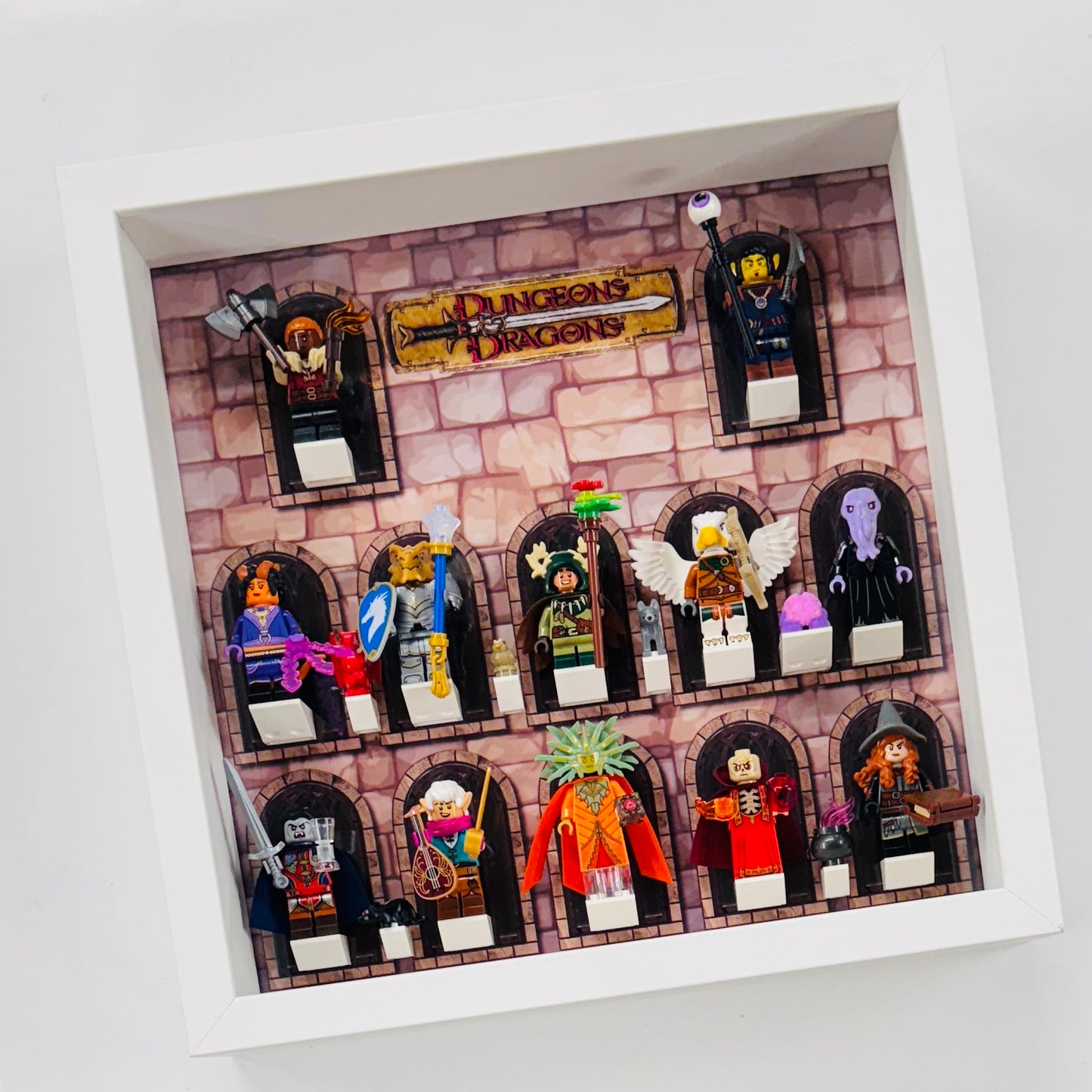 Display for Lego dungeon dragons minifgures 