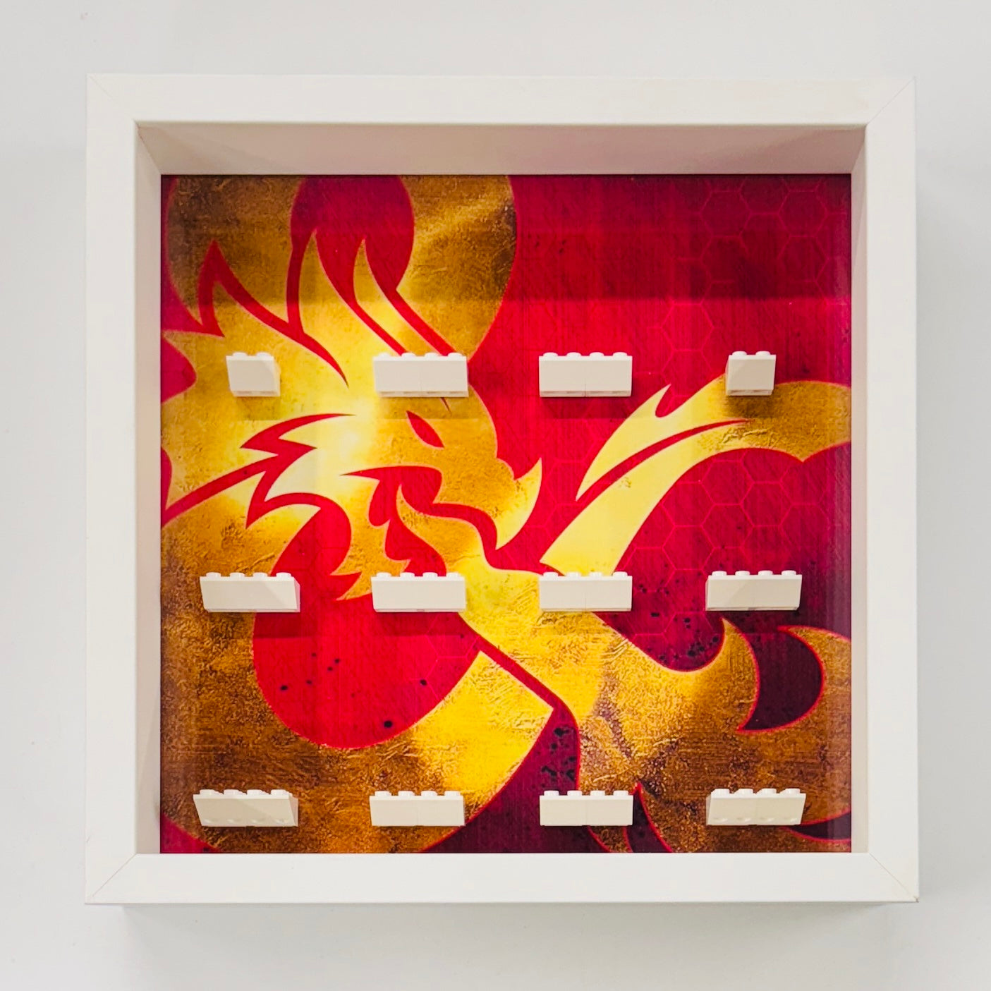 dungeon and dragons lego minifigure display frame 