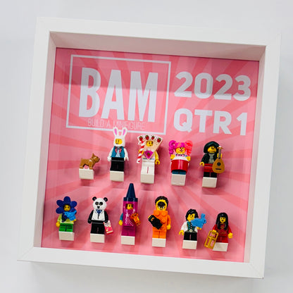 display case for lego bam minifigures 2023