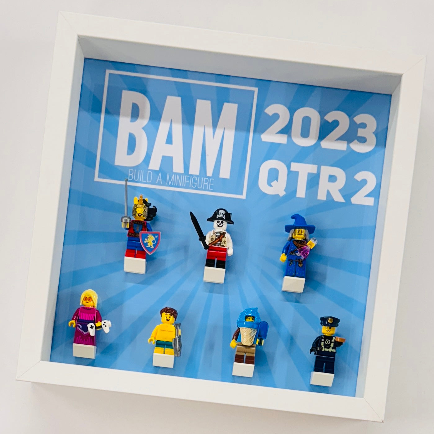 display case for lego build a minifigure 2023 qtr 2 