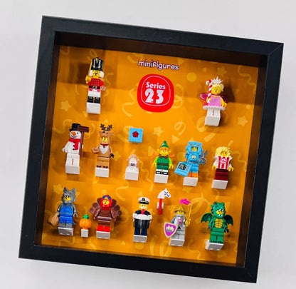 display frame for series 23 lego miifigures 