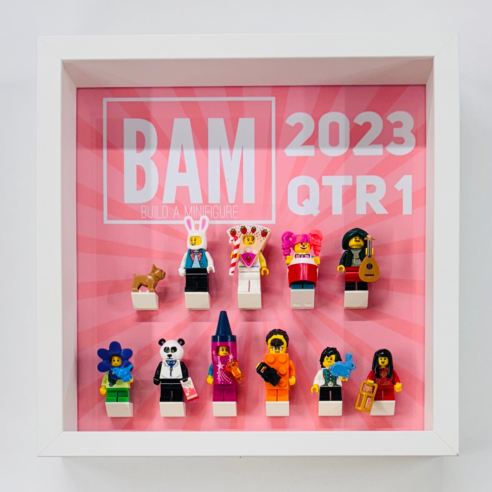 build a miniifgure 2023 lego display frame 