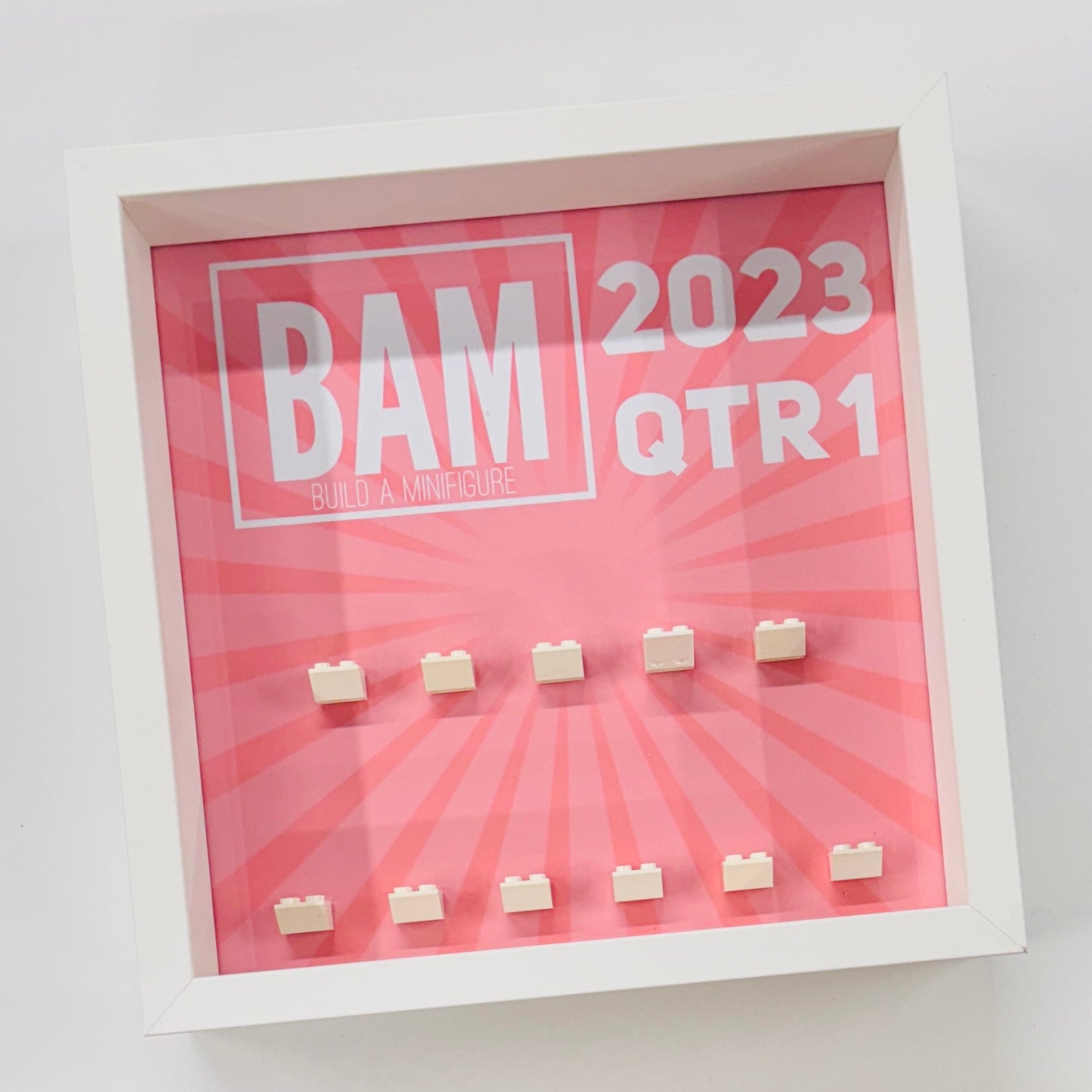 display frame for lego build a minifigures bam 2023