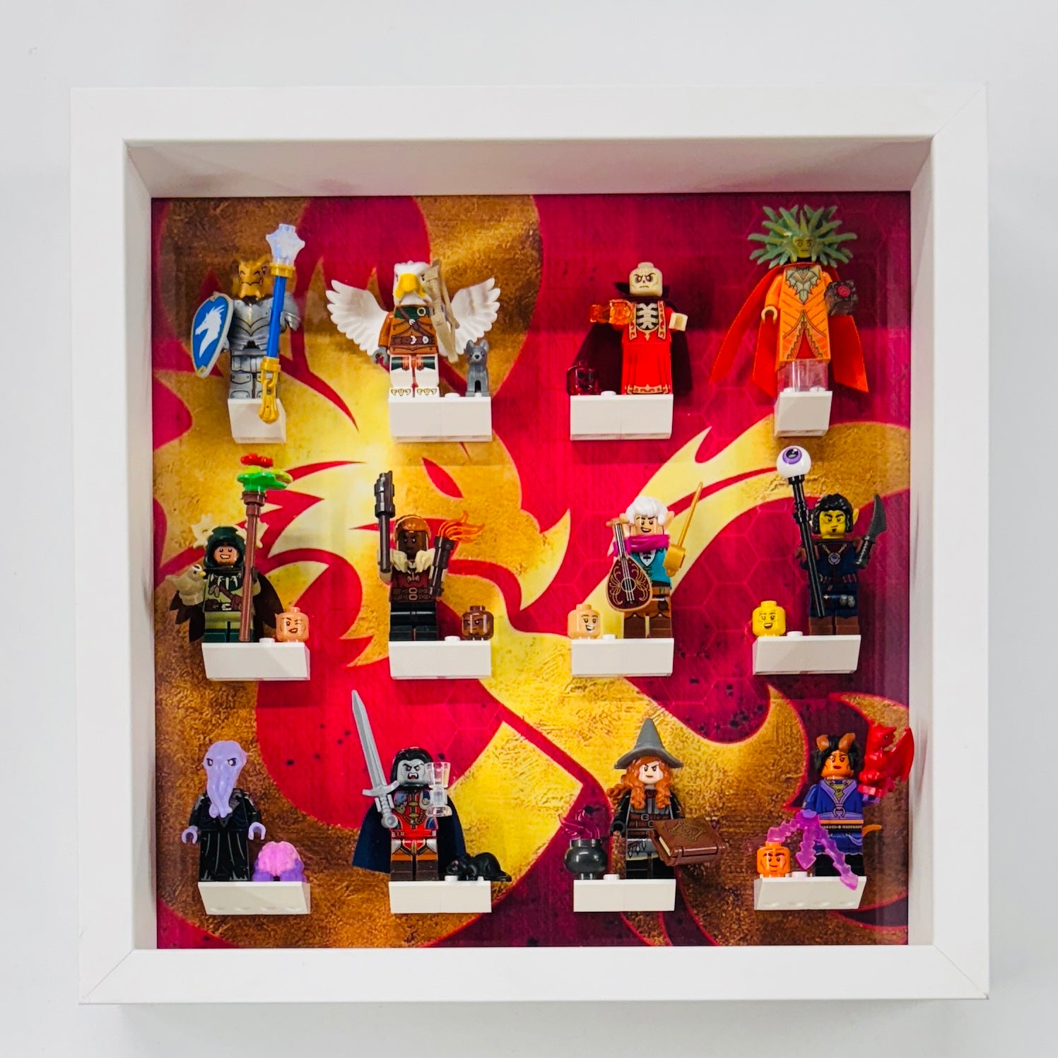 display frame for lego minifigures dungeons and dragons