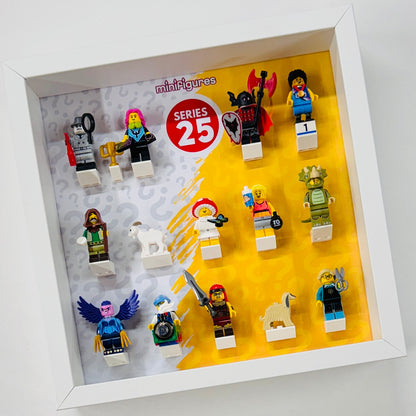 display frame for lego series 25 miniifgures figures 