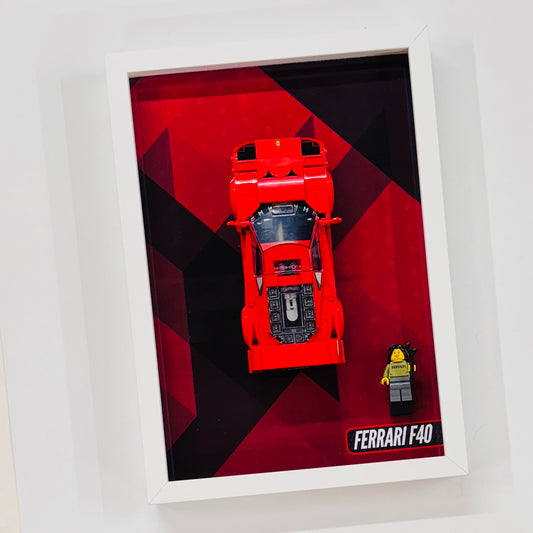 display frame lego Ferrari speed champion f40