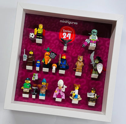 Series 24 lego minifigure display frame 