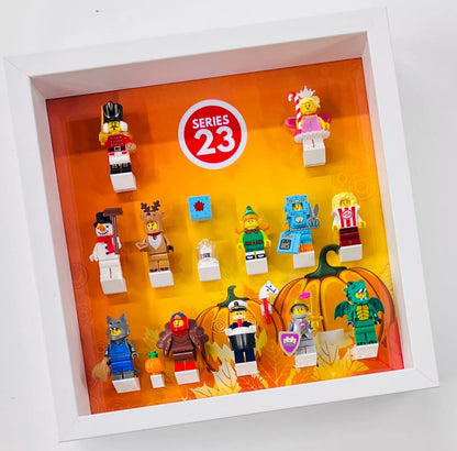 display frame for lego series 23 halloween minifigures 