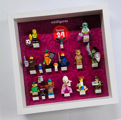 Series 24 Lego mini figurers display case 