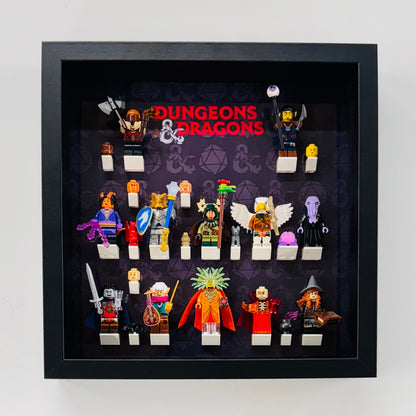 minifigure display frame for lego dungeon dragons minifigures 