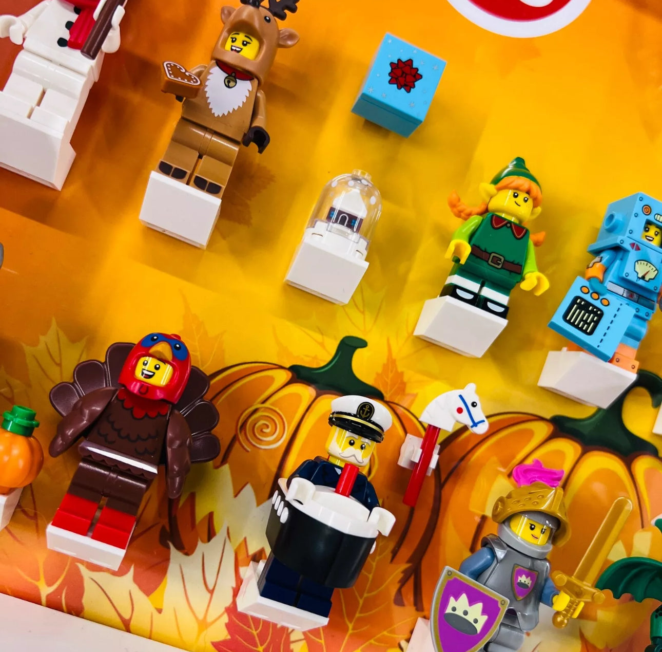 series 23 halloween lego minifigures display 