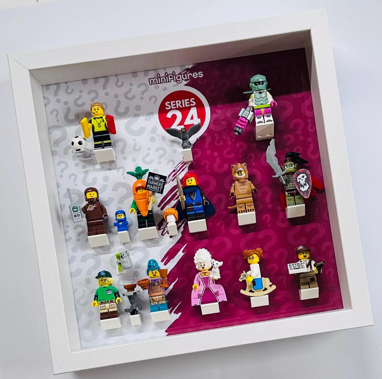 display frame lego series 24 limited edition