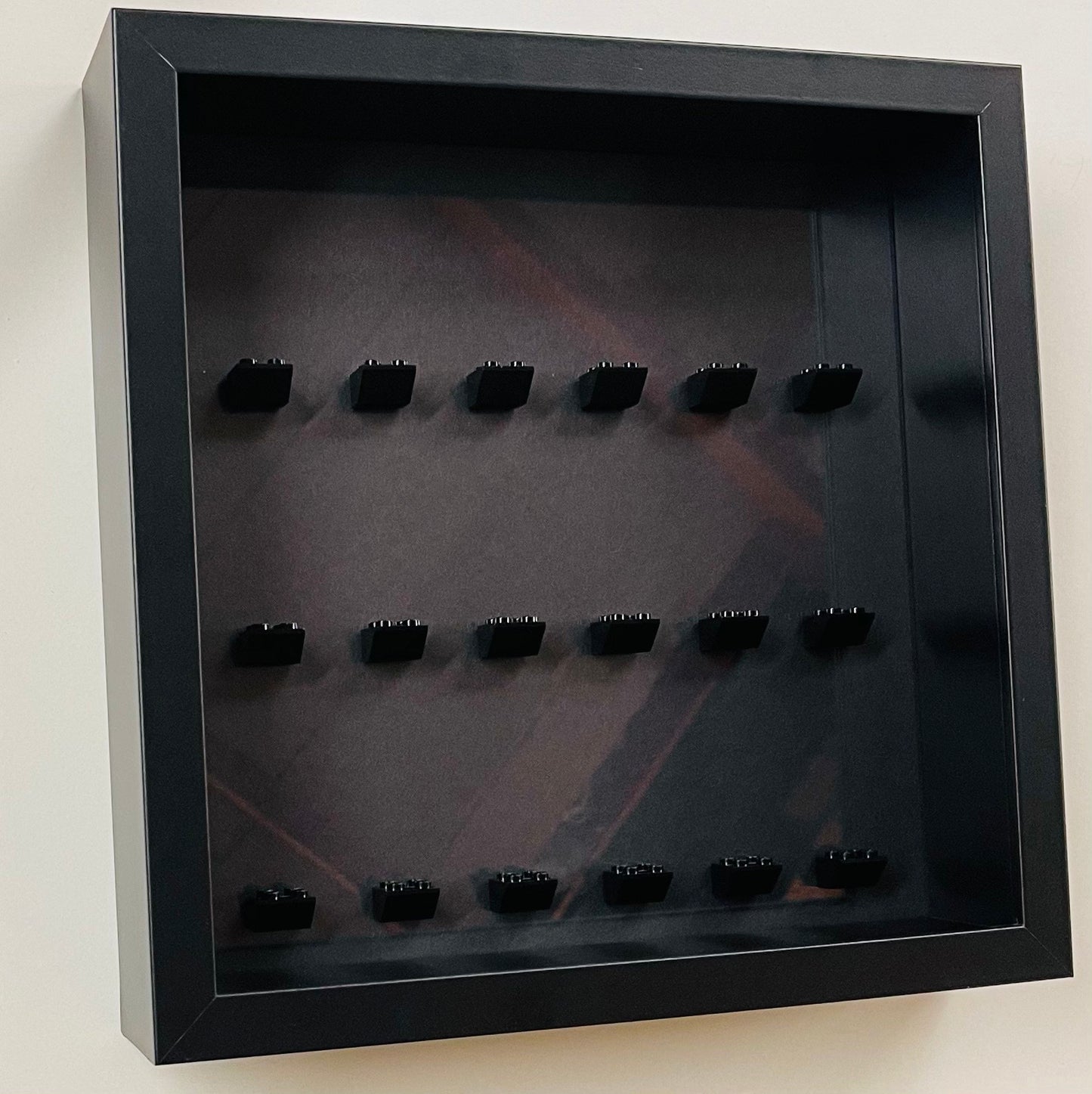 Display Frame Case For Lego General Minifigures  27CM No Figures Black