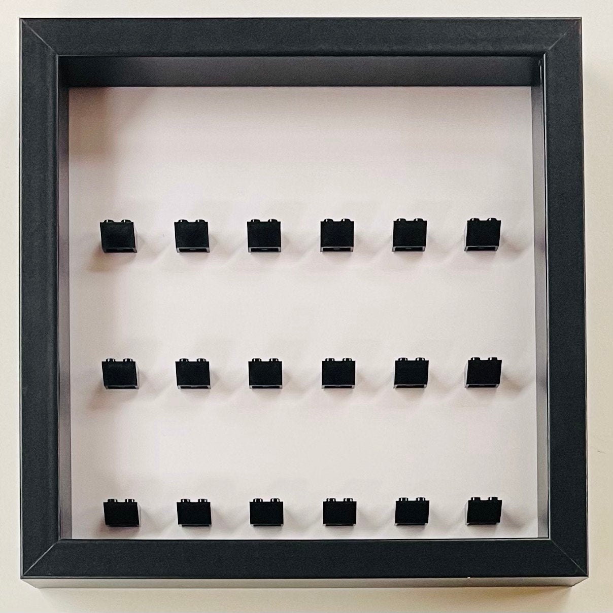 Display frame case for Lego General  Minifigures 25CM No Figures White  background