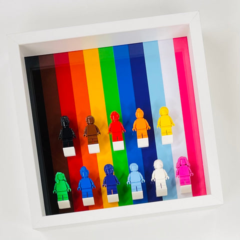Display Frame Case For Lego Everyone Is Awesome Minifigures 27CM No Figures 40516