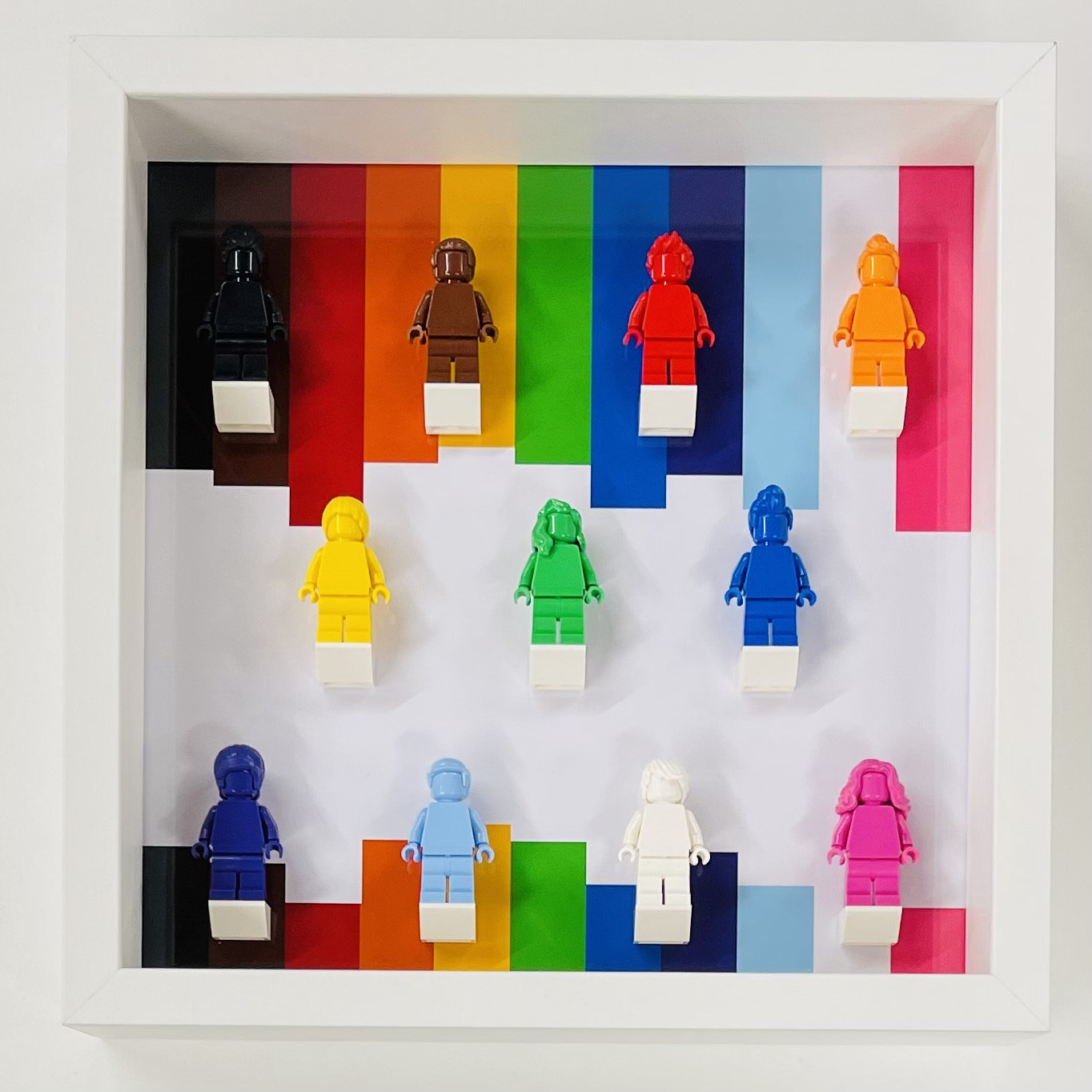 Display Frame Case For Lego Everyone Is Awesome Minifigures 27CM No Figures 40516