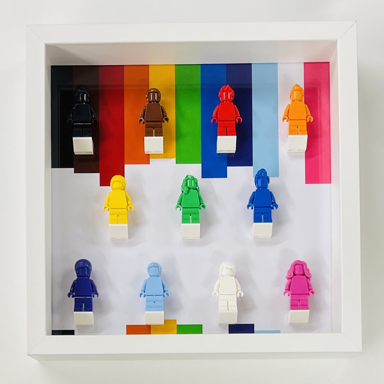 Display Frame Case For Lego Everyone Is Awesome Minifigures 27CM No Figures 40516