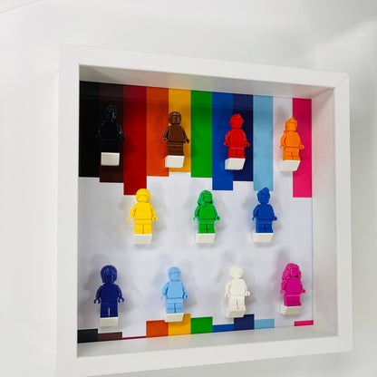 Display Frame Case For Lego Everyone Is Awesome Minifigures 27CM No Figures 40516