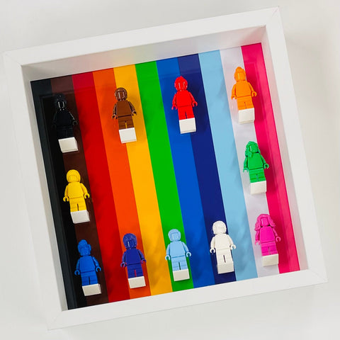 Display Frame Case For Lego Everyone Is Awesome Minifigures 27CM No Figures 40516